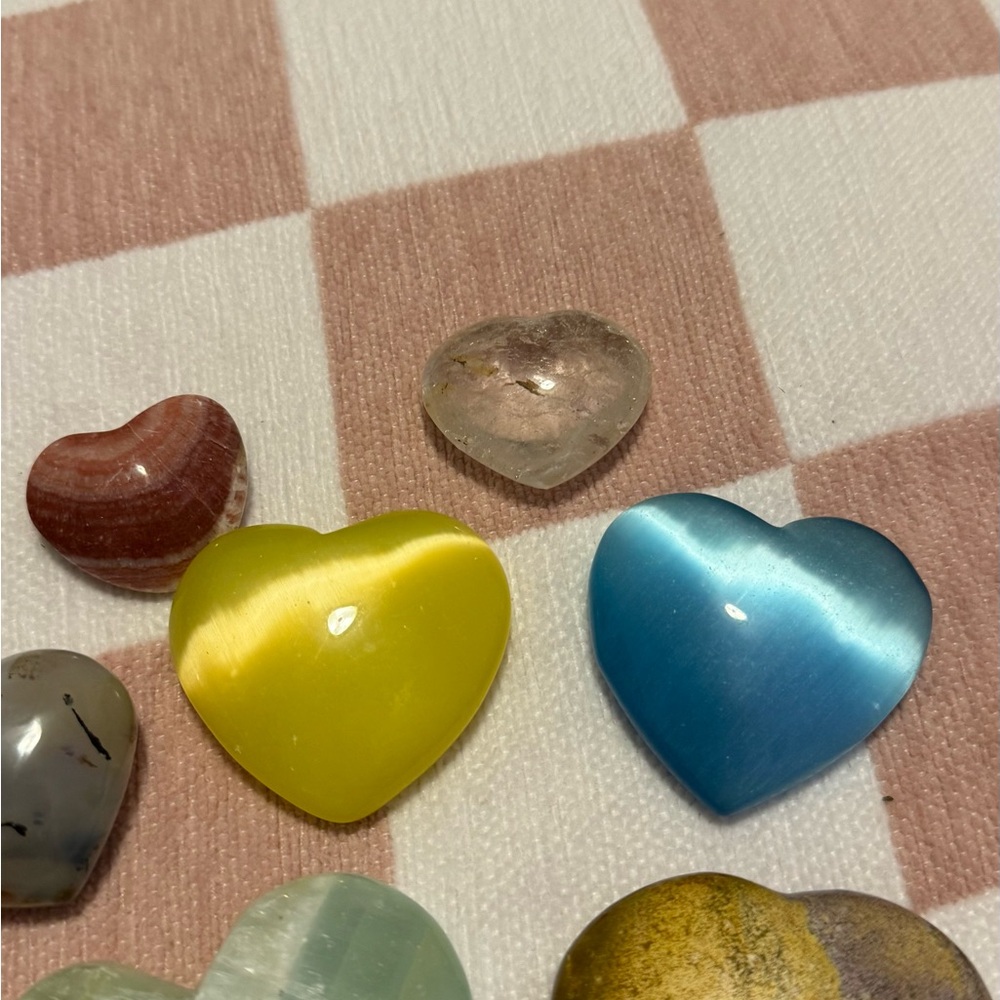 Colorful Heart-Shaped Stone Collection - Picture 2 of 4
